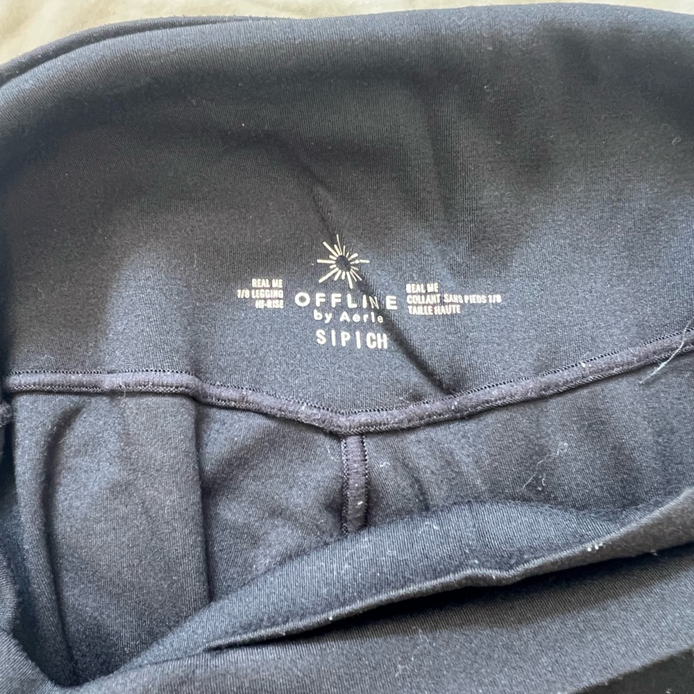 Aerie OFFLINE Black Pullover